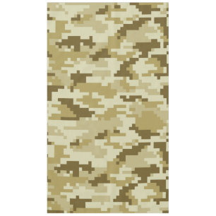 8 Bit Pixel Digital Desert Camouflage / Camo Tablecloth