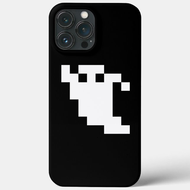 8 Bit Pixel Ghost Case-Mate iPhone Case (Back)