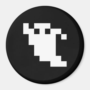 8 Bit Pixel Ghost Magnet
