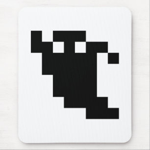 8 Bit Pixel Ghost Shadow Mouse Pad