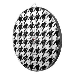 8 Bit Pixel Houndstooth Check Pattern Dartboard