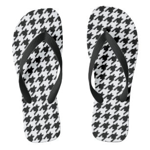 8 Bit Pixel Houndstooth Check Pattern Thongs