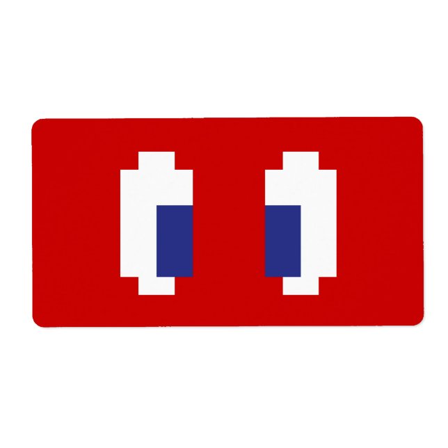 8 Bit Pixel Manga Eyes (Front)