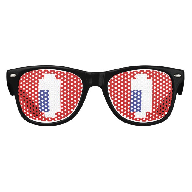 8 Bit Pixel Manga Eyes Kids Sunglasses (Front)