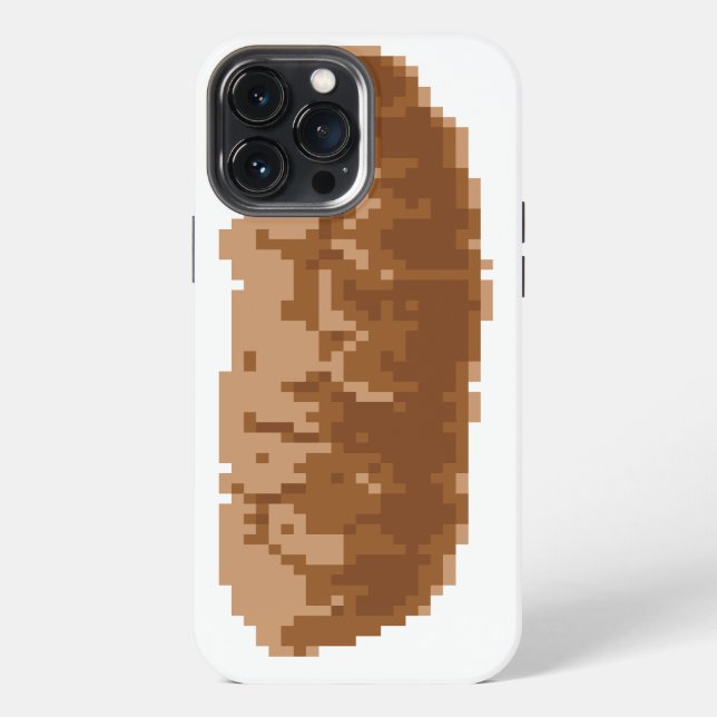8 Bit Pixel Poop iPhone Case (Back)
