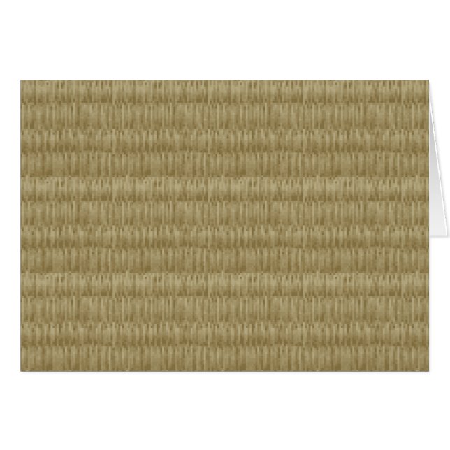 8 Bit Pixel Tatami Mat 畳 Card (Front Horizontal)