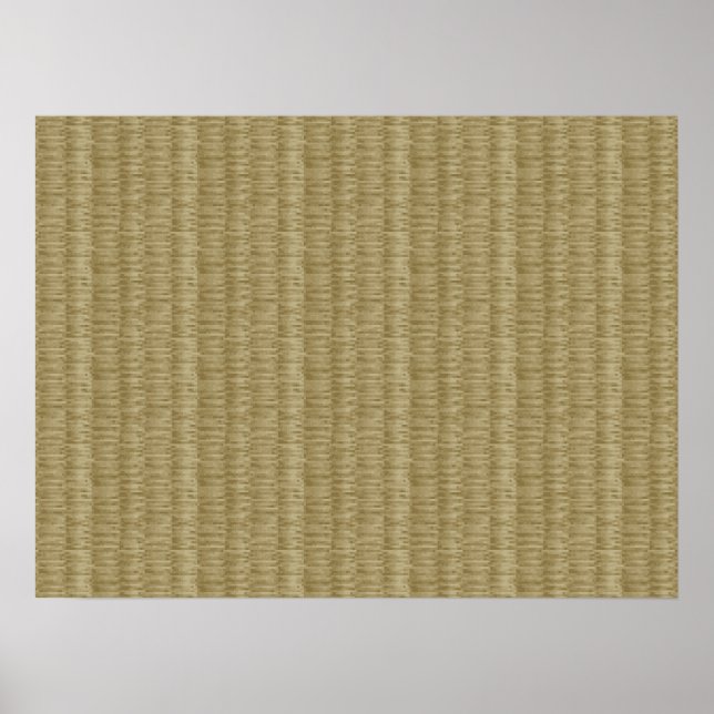 8 Bit Pixel Tatami Mat 畳 Poster (Front)