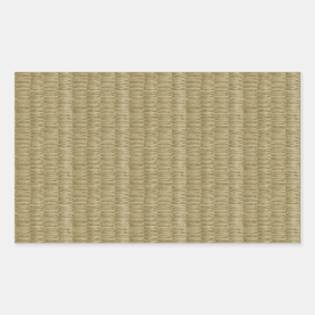 8 Bit Pixel Tatami Mat 畳 Rectangular Sticker (Front)