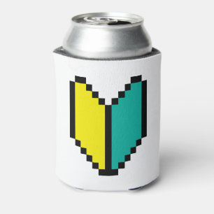 8 Bit Pixel Wakaba / Shoshinsha Mark Can Cooler