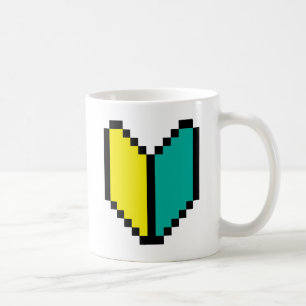 8 Bit Pixel Wakaba / Shoshinsha Mark Coffee Mug
