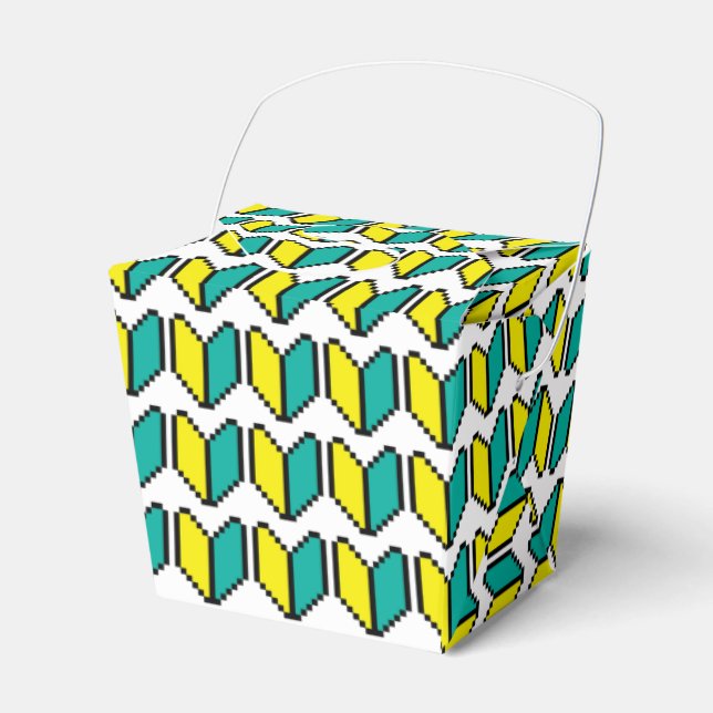 8 Bit Pixel Wakaba / Shoshinsha Mark Favour Box (Front Side)
