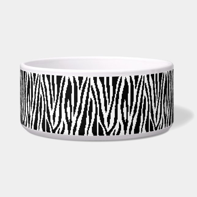 8 Bit Pixel Zebra Print Design Pattern (Front)
