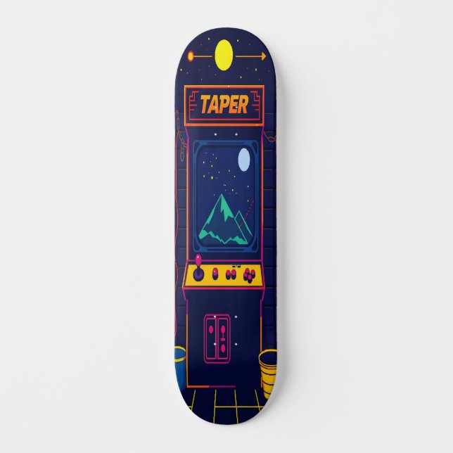 8-Bit Ride Edition 4 Skateboard (Front)