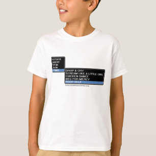 8 Bit RPG Battle Menu T-Shirt