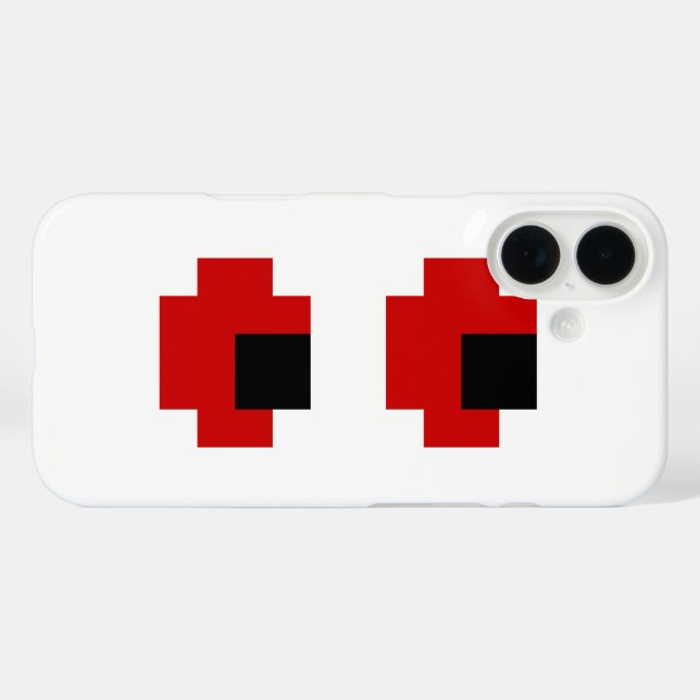 8 Bit Spooky Red Eyes Case-Mate iPhone Case (Back (Horizontal))