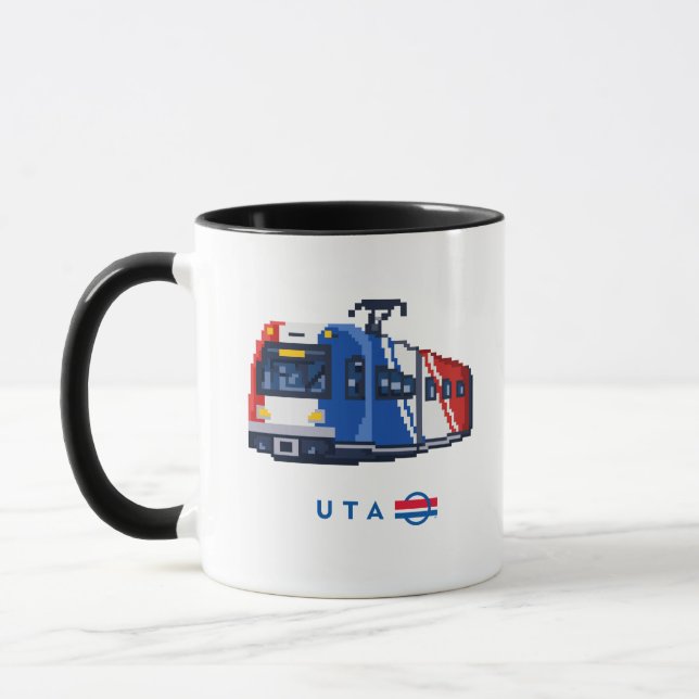 8-bit TRAX Mug (Left)