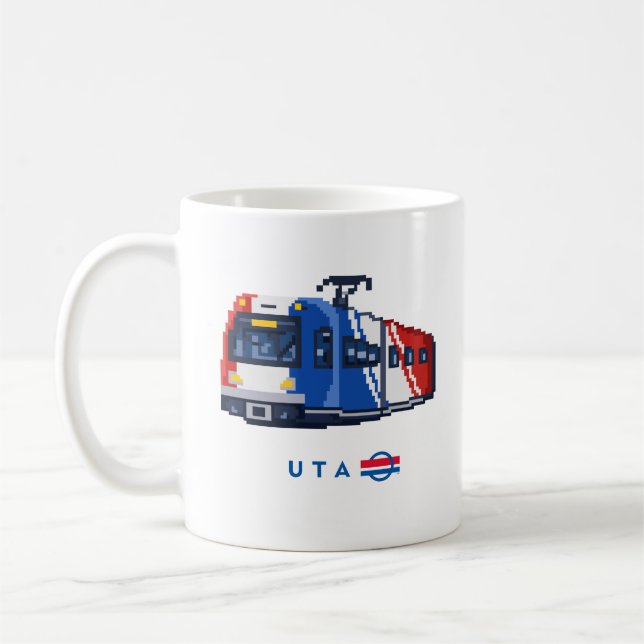 8-bit TRAX Mug (Left)