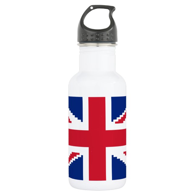 8 Bit Union Pixel Jack 532 Ml Water Bottle (Front)