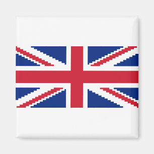 8 Bit Union Pixel Jack Magnet
