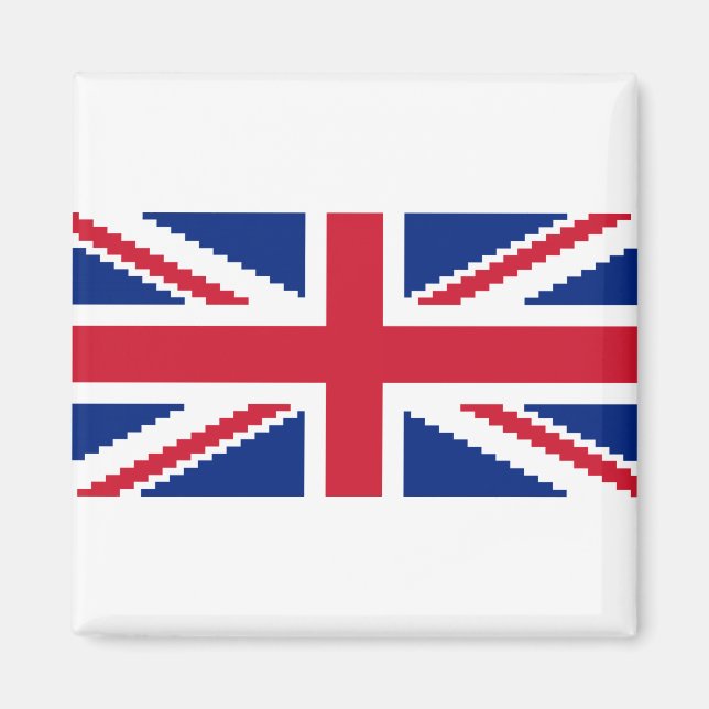 8 Bit Union Pixel Jack Magnet (Front)