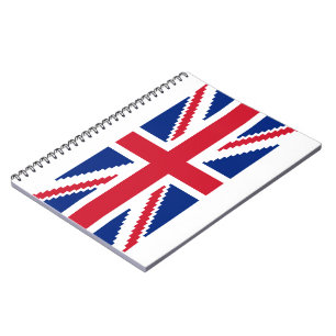 8 Bit Union Pixel Jack Notebook