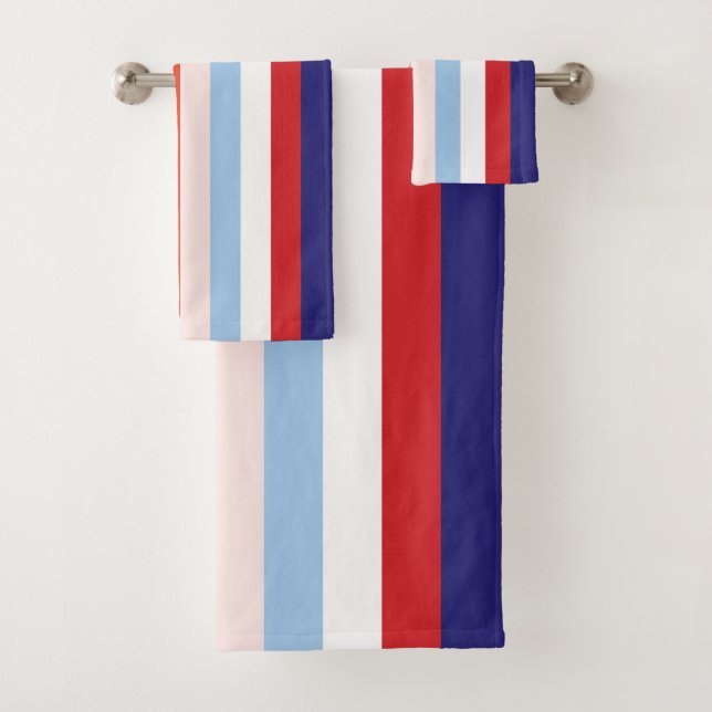 8 Colour Combination Bath Towel Set (Insitu)