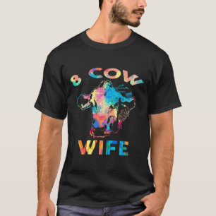 8 Cow Wife Mormon Lds Idea V2 Painting T-Shirt