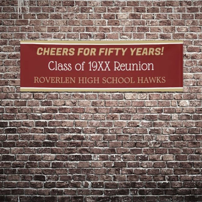8 ft Banner! Edit the year! Class reunion Banner (Creator Uploaded)