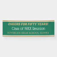 8 ft Banner! Edit the year! Class reunion Banner