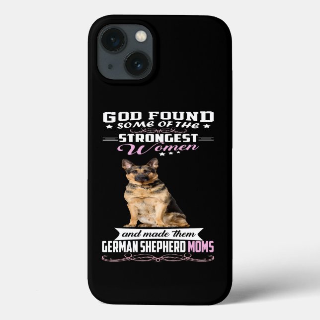 8 German Shepherd Mum God Found Some Of Strongest  Case-Mate iPhone Case (Back)