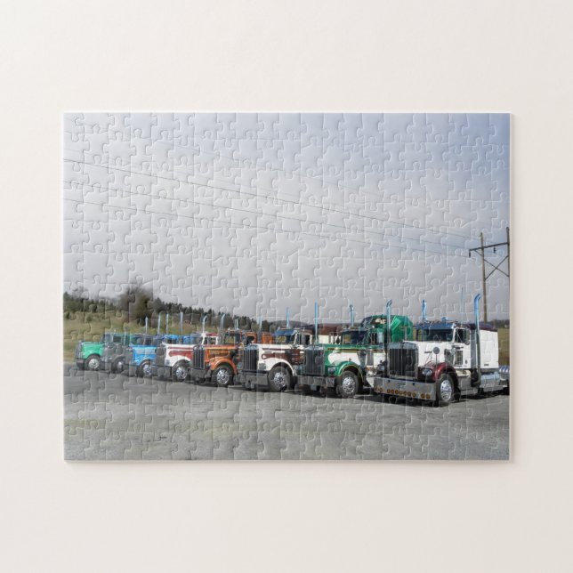 8 Kenworth W900As Puzzle (Horizontal)