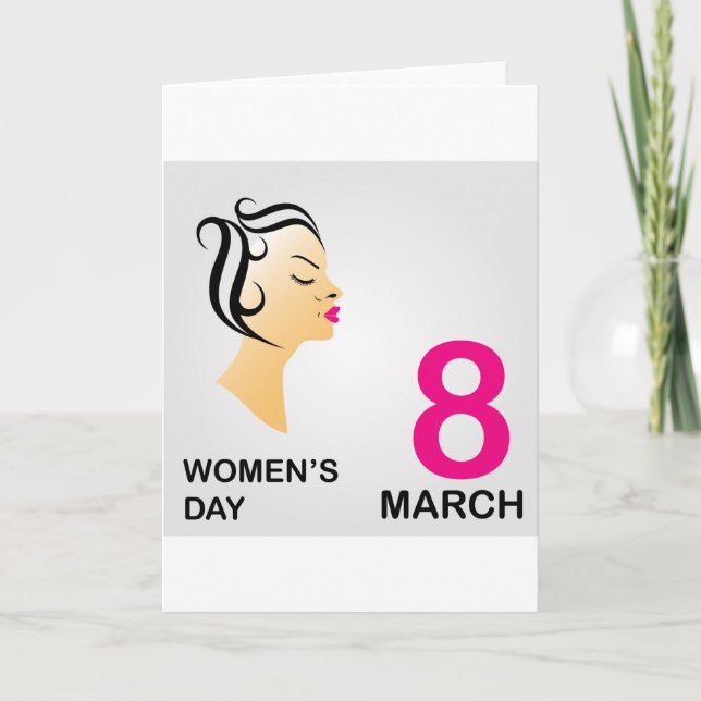 8 march International women's day Card (Front)