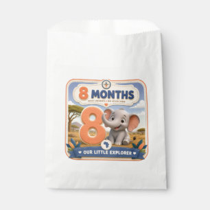 8 Months Baby Milestone Safari Explorer Favour Bag
