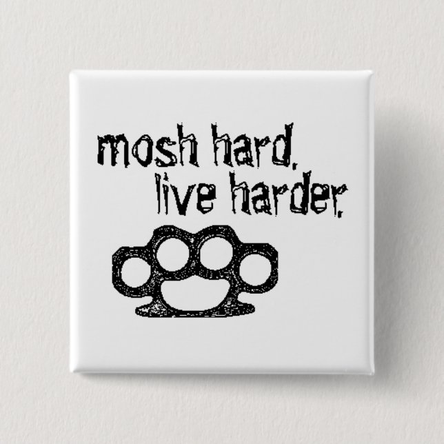 8 Mosh 15 Cm Square Badge (Front)