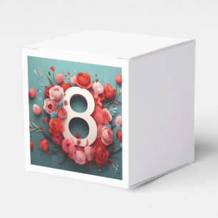 8 of march design favour box