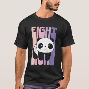 8 Panda 8Th B-Day T-Shirt