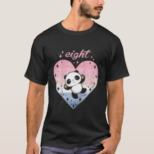 8 Panda 8Th B-Day T-Shirt