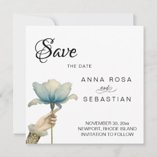 *~* 8 Photo AR6 Elegant Vintage Save the date Invitation