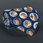 8-Photo Collage Neck Tie<br><div class="desc">This personalised modern men's tie is a unique accessory that brings cherished memories to life. This sleek and sophisticated tie boasts a collage of eight of your favourite photos arranged seamlessly on a simple solid background. Customised with your choice of treasured moments, whether it's family gatherings, special occasions, or unforgettable...</div>