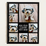 8 Photo Collage Optional Text -- Can Edit Black Planner<br><div class="desc">Add your favourite pics to this fun template. You can use square photos or any photos for this grid.</div>