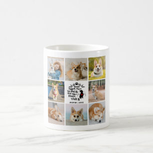 8 Photo Collage Pet Dog Loss Remembrance Coffee Mug