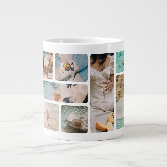 8 Photo Grid Mug | Personalised Picture Mug Gift (Front)