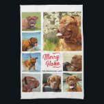8 Picture Family Photo ✨  Christmas Collage Custom Tea Towel<br><div class="desc">Lovely Merry Ho Ho 8 Photo Template is a great gift for grandparents. 8 Picture Family Photo ✨ Christmas Collage Custom Capture your most cherished moments with this stunning family photo collage towel! 💖 Create a heartwarming keepsake with 8 of your favourite photos, beautifully arranged in a stylish design. Whether...</div>