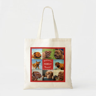  8 Picture Family Photo ✨  Collage  Monogram Tote Bag