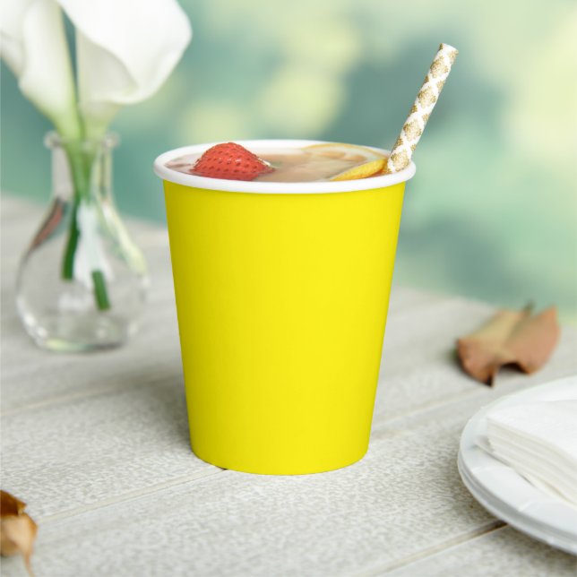 8-Piece Solid Colour Paper Cup Set for Birthday  (Insitu)