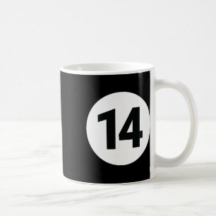 8 Pool Ball 14 Billiards Costume Halloween Group M Coffee Mug