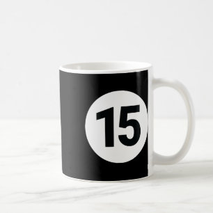 8 Pool Ball 15 Billiards Costume Halloween Group M Coffee Mug