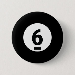 8 Pool Ball 6 Billiards Costume Halloween Group Ma Cm Round Badge