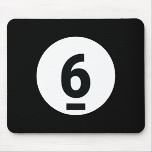 8 Pool Ball 6 Billiards Costume Halloween Group Ma Mouse Pad