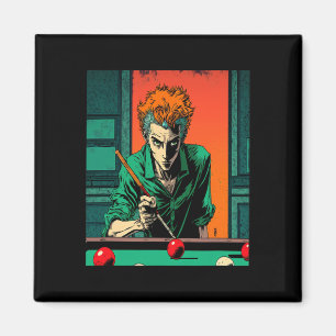 8-pool Billiard Fans Retro Pop Art Style Billiards Magnet